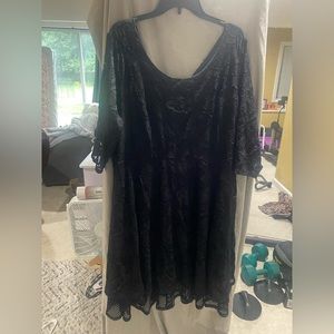 Black lace dress